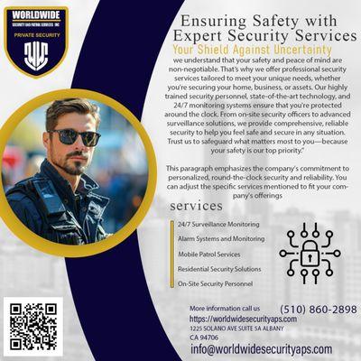 Ensuring Safety With 
Expert Security Services