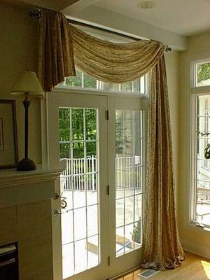 Custom draperies and valances