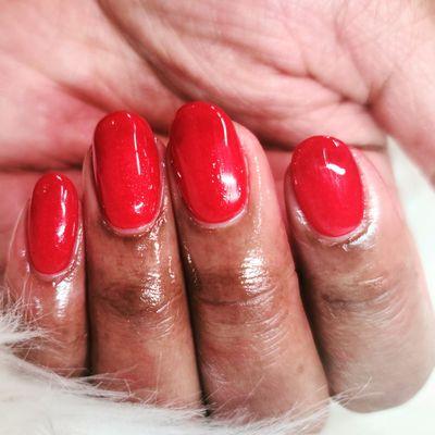 Dip powder manicure