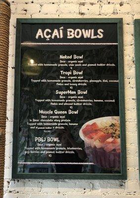 Açaí bowls