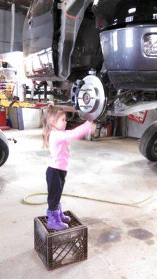 Next generation technician!