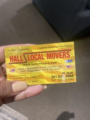 Hall's Local Movers