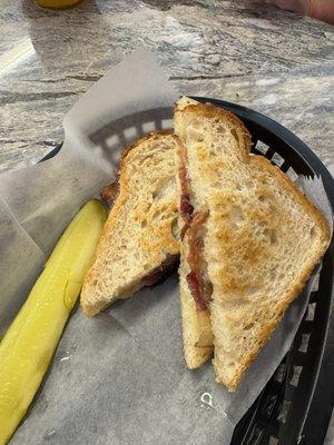 Grilled cheese with bacon