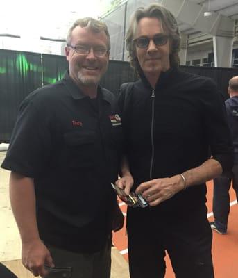 Had the opportunity to meet Rick Springfield at Bucknell University.