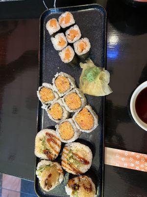 Three Any 3 Rolls Lunch Special