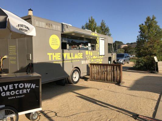 Food truck at The Village Napa Valley in Napa.