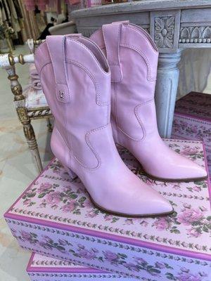 Pink boots