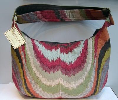 Carita Viola Designs bag available exclusively at Sumi's!