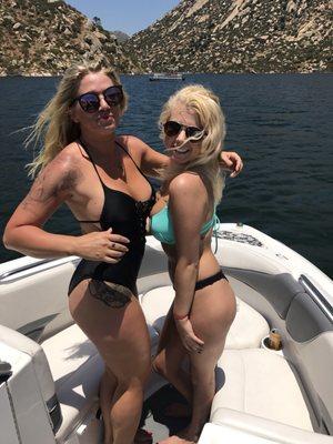 After my breast augmentation, boat day :-)