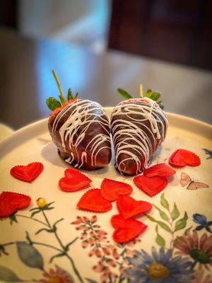 chocolate covered strawberries