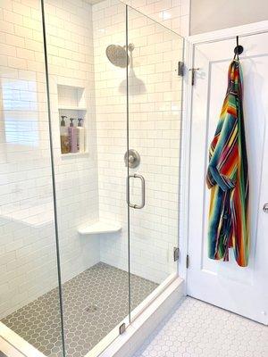 We love our new shower by Accent Shower!