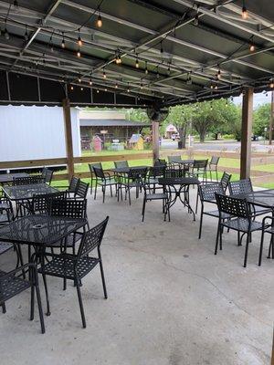 Outdoor patio.