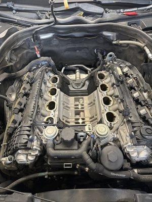 Intake removal on c63