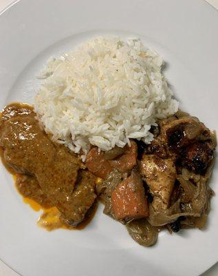 Chicken Yassa & Lamb Mafee