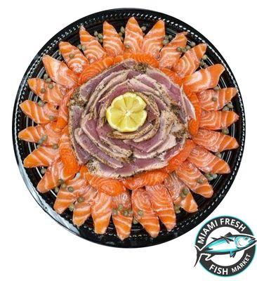 Smoked Salmon Platter Sushi Miami Beach Delivery Miami Fresh Fish Market 3911 Alton Rd Miami Beach FL 33140 | PH 305-763-8225