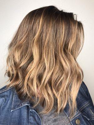 Balayage and cut by Kesli