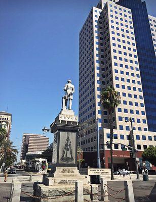 Abraham Lincoln Statue, circa 1915, Long Beach, CA