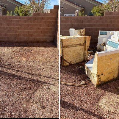 Hot Tub demolition and removal.