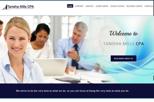 Tanisha Mills CPA Website