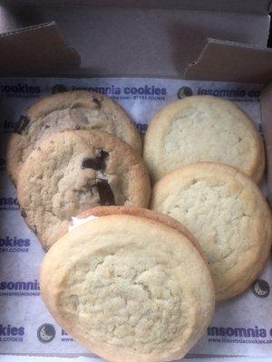 Chocolate Chunk Cookie , Sugar Cookie and Bigwich