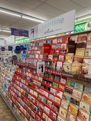 Hallmark cards for $1.