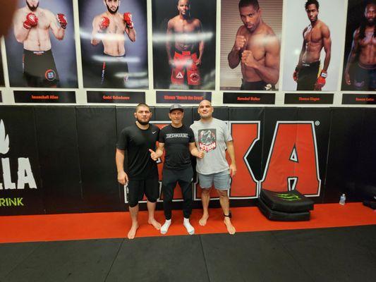 Coach T training with UFC CHAMPIONS Khabib Nurmagomedov and Cain Velasquez