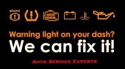 FREE battery check, FREE Brake Inspection, FREE Check Engine light inspection.