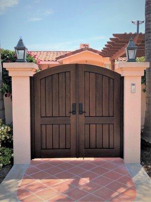 Tuscan Style Gate by Garden Passages