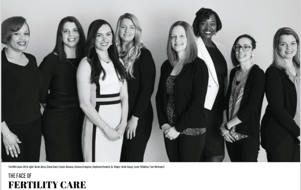 The RMA Lehigh Valley Leadership Team featured in Lehigh Valley Style Magazine as "The Face of Fertility Care" June 2020