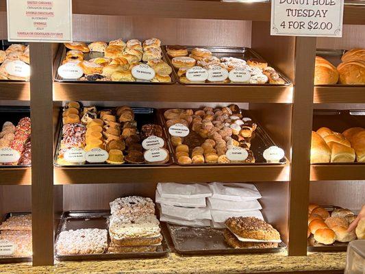 Muffins,doughnuts fresh baked goods