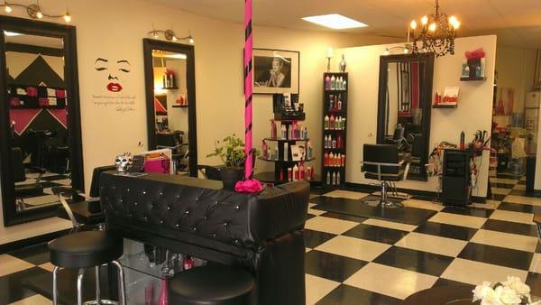 View of Beauty Bar from entrance.