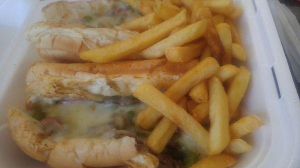 Philly Cheese Steak, so cheesy and so good