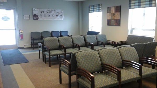 The waiting room at our clinic