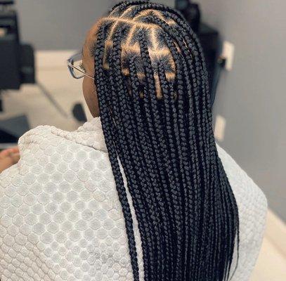 Large Knotless Plaits