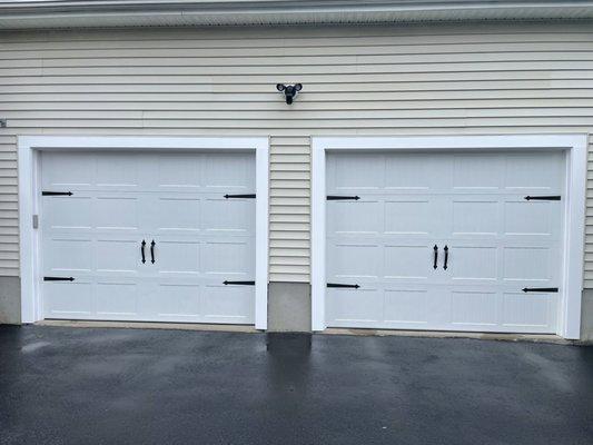 Brand new garage doors