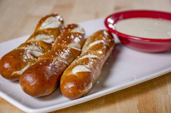 Soft Pretzel Stick & Cheese Sauce