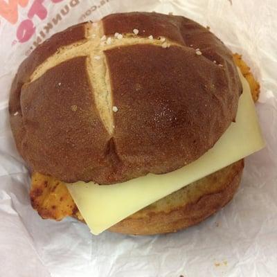 Pretzel Roll Chicken Sandwich