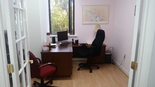 Private office for individual sessions