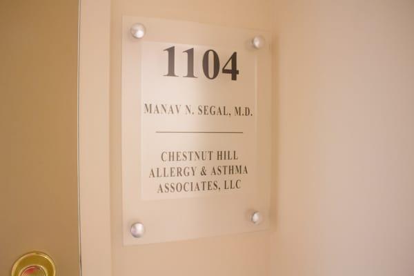 Office of Dr. Manav Segal, MD Allergist/Immunologist Seeing Pediatric and Adult Patients