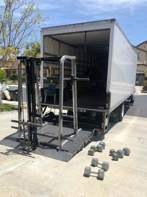 Gym equipment and a lift rack are just some of the items we can move.