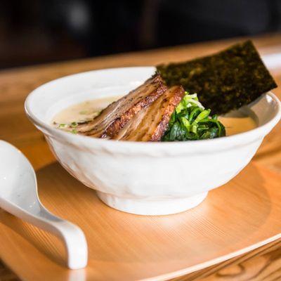 Tonkotsu Ramen served with our savory rich pork broth