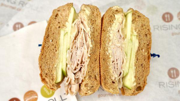 Turkey, Brie, & Apple sandwich