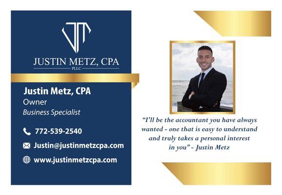 JUSTIN METZ, CPA PLLC - Contact Info