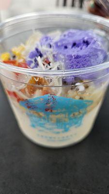 Halo halo regular size was pretty big!