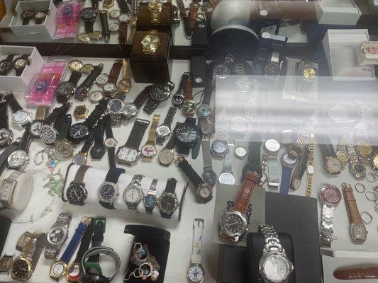 Watches galore for purchase