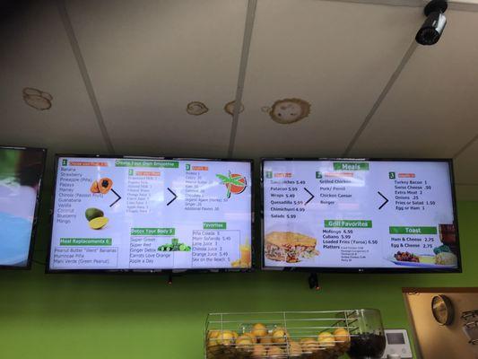 Menu, which you can also find online and order online.