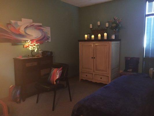 Such a serene, zen space to heal in!