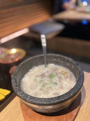 Ox tail rice soup