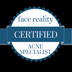 We're Face Reality Skin Care certified