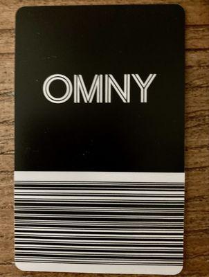 This is the new OMNY Metro Card. It's like a credit card. 12/23/24